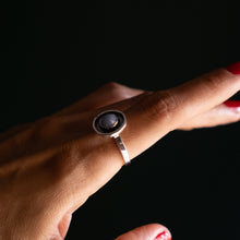 Load image into Gallery viewer, Size 10.5 Angelite Halo Ring
