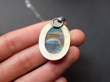 Load image into Gallery viewer, Multicolor Labradorite pendant