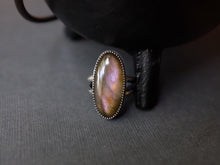 Load image into Gallery viewer, Size 8 Purple Labradorite ring
