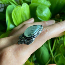Load image into Gallery viewer, Bespoke Size Prehnite Bloom Ring