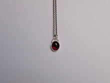 Load image into Gallery viewer, Oval Garnet Pendant