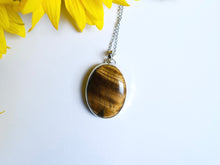 Load image into Gallery viewer, Tiger Eye Pendant 2