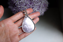 Load image into Gallery viewer, Pear Shaped Gem Lepidolite Pendant