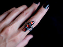 Load image into Gallery viewer, Size 8 Triple Garnet Ring