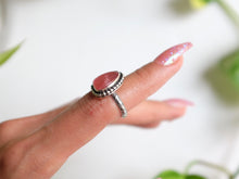 Load image into Gallery viewer, Size 6.75 Rhodochrosite Ring