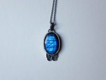 Load image into Gallery viewer, Labradorite Butterfly Pendant 2