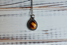 Load image into Gallery viewer, Pear Shaped Tiger's Eye Pendant
