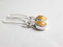 Load image into Gallery viewer, Citrine Star Earrings