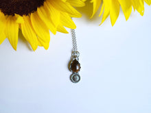 Load image into Gallery viewer, Sunflower Tiger Eye Pendant
