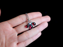 Load image into Gallery viewer, Triple Garnet Pendant