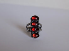 Load image into Gallery viewer, Size 9.25 Quadruple Garnet Ring