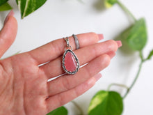 Load image into Gallery viewer, Rhodochrosite Pear Shaped Pendant