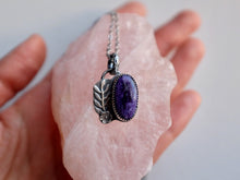 Load image into Gallery viewer, Growth Charoite pendant