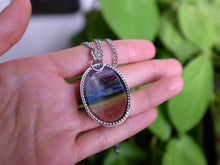 Load image into Gallery viewer, Seven Chakra Worry Stone Pendant