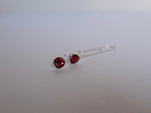 Load image into Gallery viewer, Garnet Drop Earrings 2