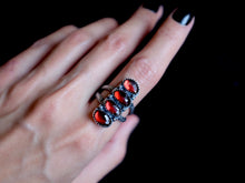 Load image into Gallery viewer, Size 9.25 Quadruple Garnet Ring