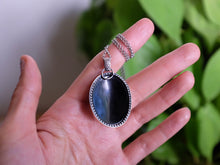 Load image into Gallery viewer, Black Obsidian Pendant