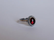 Load image into Gallery viewer, Size 8.5 Garnet ring