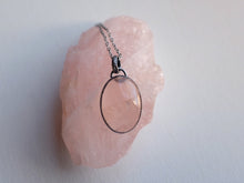 Load image into Gallery viewer, Soothe Rose Quartz pendant 2