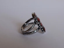 Load image into Gallery viewer, Size 9.25 Quadruple Garnet Ring