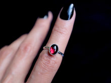 Load image into Gallery viewer, Size 6.5 Garnet ring