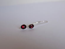 Load image into Gallery viewer, Garnet Drop Earrings 3