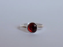 Load image into Gallery viewer, Rose Cut Garnet ring - MADE TO ORDER