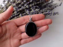Load image into Gallery viewer, Black Obsidian Pendant