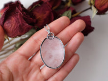 Load image into Gallery viewer, Rose Quartz Pendant 4