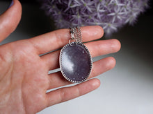 Load image into Gallery viewer, Lepidolite Worry Stone Pendant