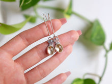 Load image into Gallery viewer, Citrine Star Earrings