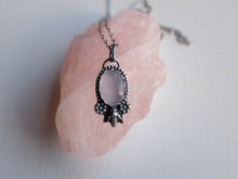 Load image into Gallery viewer, Honey Rose Quartz pendant