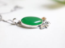 Load image into Gallery viewer, Jade and Citrine Empress Pendant