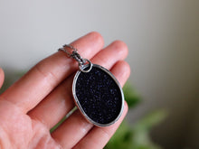 Load image into Gallery viewer, Blue Goldstone Pendant Stars