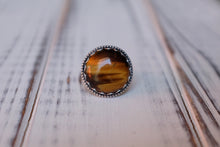 Load image into Gallery viewer, Size 6.5 Round Tiger's Eye Ring