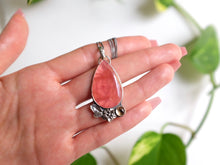 Load image into Gallery viewer, Rhodochrosite and Citrine Empress Pendant