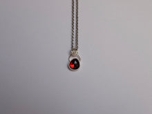 Load image into Gallery viewer, Rose Cut Garnet Pendant 2