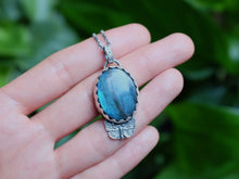 Load image into Gallery viewer, Labradorite Butterfly Pendant 3