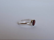 Load image into Gallery viewer, Rose Cut Garnet ring - MADE TO ORDER