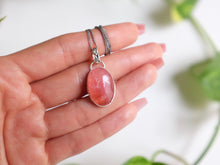 Load image into Gallery viewer, Rhodochrosite Oval Pendant 2