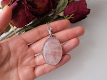 Load image into Gallery viewer, Rose Quartz Pendant 3