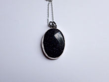 Load image into Gallery viewer, Blue Goldstone Pendant Stars
