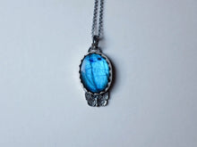 Load image into Gallery viewer, Labradorite Butterfly Pendant 3