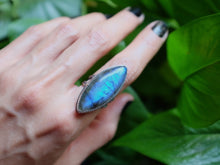 Load image into Gallery viewer, Size 7.5 Labradorite Ring