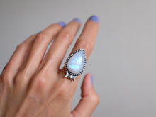 Load image into Gallery viewer, Made to order -Triple Moon Goddess Moonstone ring