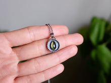 Load image into Gallery viewer, Moldavite Shadow Pendant 3
