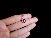 Load image into Gallery viewer, Oval Garnet Pendant