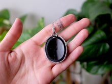 Load image into Gallery viewer, Black Tourmaline Pendant - Celtic