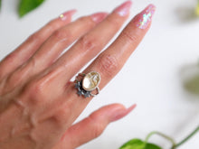 Load image into Gallery viewer, Size 7.75 Citrine Triple Star Ring
