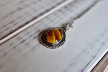 Load image into Gallery viewer, Pear Shaped Tiger's Eye Pendant